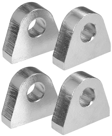 uxcell Lot de 4 manilles soudées en acier de 2,5 cm d'épaisseur | Manille de chape soudable pour camion tout-terrain remorque et seau de tracteur hydraulique