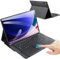 VLEAQC Keyboard Case for Samsung Galaxy Tab S9 Ultra 2023/S8 Ultra 2022 14.6 Inch, Detachable Bluetooth Keyboard with Multi-Touch Trackpad, PU Leather Protective Cover, Auto Sleep/Wake, Black