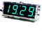 Lioaeust Digitales Uhr-Set zum Selbermachen, 4 digitale LED-Nixie-Röhrenuhr-Set, Anzeige der Zeit, elektronische Uhr, DIY-Teile für Elektronik-Enthusiasten (grün)
