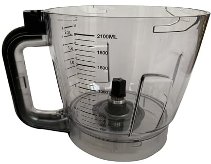 Enbizio Genuine OEM Replacement Part for Ninja Food Processor BN600 BN60 BN602 (Bowl)