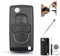4 Buttons CE0523 Car Key Fob Case Cover For Citroen C8 Peugeot 1007 Key Case with Pin Removal Tool Battery CR1620