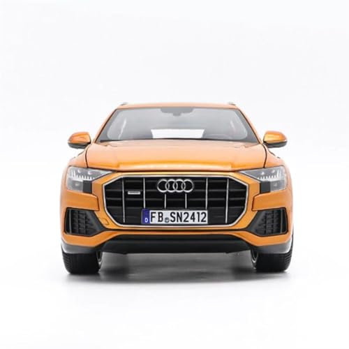 EMRGAZQD Motorfahrzeuge Replika Auto 2018 Für Audi Q8 SUV Geländewagen 1:18 Legierung Simulation Auto Modell Auto Modell Dekoration Originalgetreue Nachbildung