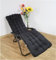 REINO MANSIDI Cojín Tumbona 180x55x6cm Reclinable con Almohada Reposacabeza, Colores Lisos. Colchoneta Tumbona Exterior con Relleno de Fibra Hueca. (Negro)