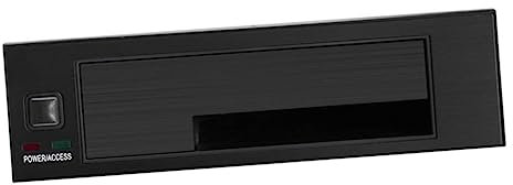 Housoutil Festplattenschächte Einbausatz für interne Festplatte Festplatten-Montagesatz Hard Drive Bracket Internal Hard Drive Mount HDD SSD Halterung 5,25-Zoll-Festplattenhalterung Black