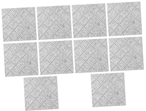 TOYANDONA 10pièces Panneaux Acoustiques Adhésifs De Isolation Sonore Pour Studio Enregistrement Salle De Jeu Bureau Et Maison Matériau Légèreté Et Résistance Au Bruit