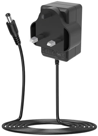 Pove 9V 1A DC Guitar Pedal Power Supply - 4.92ft Center Tip Negative Sleeve Positive Cable - Ultimate Efficiency for Your Electric Guitar, Bass Effects Pedal & Stompbox