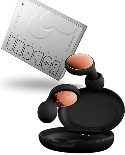 ROPONE Konzert Ohrstöpsel, 18/33db High Fidelity für Konzerte, Musiker, Flugzeug, Motorrad, Filme, Arbeit und Nachtleben - 6 Paar in S/M/L & Transporttasche (Champagner)