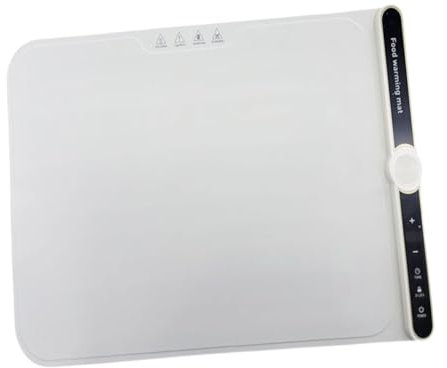 Folpus -Elektro wärme tablett, Elektrische Lebensmittel wärmer Matte Schnell heizung Faltbare Lebensmittel Warming Matte für die Küche zu, Beigegelb