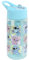 sarcia.eu Disney Lilo y Stitch Botella de plástico con pajita, botella de agua, transparente 420ml