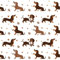 20 Servietten Tiere Dackel-Muster als Tischdeko. Papierservietten mit Motiv Hund Dackel Muster lustig. Dackelmotiv auf Dackelservietten. Auch für Decoupage und Serviettentechnik 33x33cm
