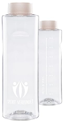 Gourde en Tritan, 800 ml, fabriquée en Autriche, sans BPA, taille idéale, passe au lave-vaisselle, résistante aux boissons gazeuses, légère, avec large ouverture pour un nettoyage facile, 1 bouteille,