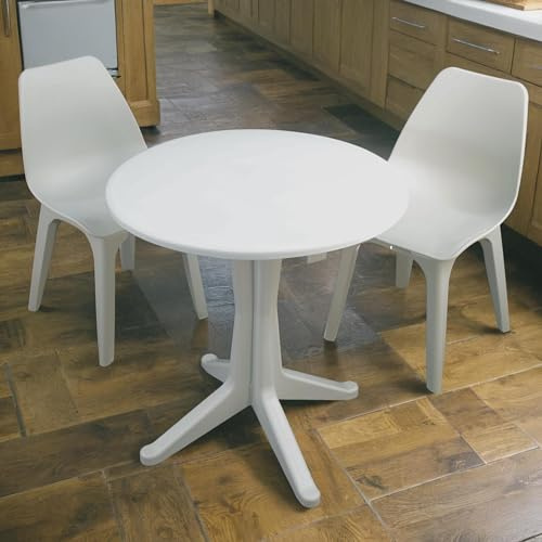 LEVANTE Bistro Table with 2 EOLO Chairs White