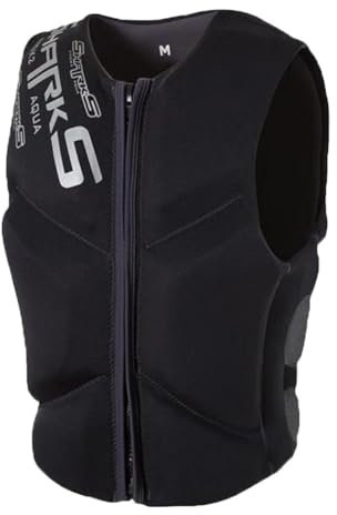 Swim Jacket - Neopren-Rettungsweste for Erwachsene, leicht, kollisionssicher, große Auftriebskraft, Schwimmweste for Angeln, Bootfahren, Schnorcheln(Schwarz,XS)