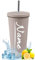 Thermobecher Personalisiert mit Namen Edelstahl Trinkbecher mit Deckel und Strohhalm Kaffeebecher to Go Thermobecher Spülmaschinenfest Autobecher Tumbler für Kalte Heiße Getränke (Khaki, 500ml)