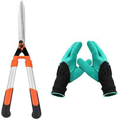 Sécateurs de Jardinage, cisailles à Haies, cisailles à Plantes en Acier au Carbone, Coupe-Bordures, sécateurs, cisailles de Jardinage