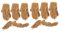 UPKOCH 2 Sätze Teiliges Jute Feuerstarter Für Outdoor Aktivitäten Tragbar Für Camping Und Survival Szenarien Um Schnell Feuer Zu Entfachen 4 Stücke * 2
