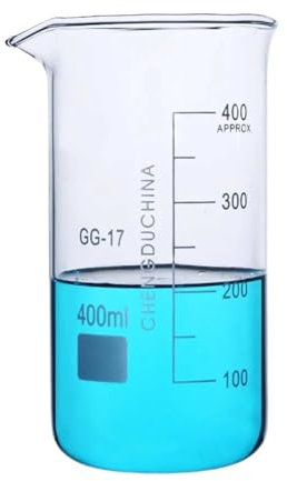 Laboratory Glass Beaker Tall Form Glass Measuring Beaker High Borosilicate Graduated Glass Measuring Cup 400ml