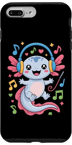 Musik Liebendes Kawaii Axolotl Mit Kopfhörer Hülle für iPhone 7 Plus/8 Plus