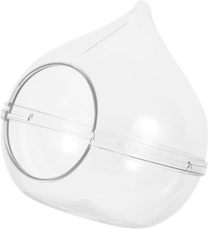 Gadpiparty Hamster Badezimmer Sandbad Box aus Acryl mit Abnehmbarem Deckel Staubdichtes Sandbad und Buddelspielzeug für Hamster Rennmäuse und Kleintiere Kleine Transparente Sandbadewanne