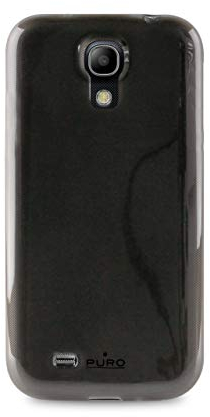 Puro Silicon Cover für Samsung Galaxy S4 Mini schwarz