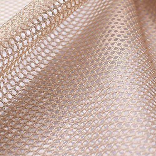 Aktivstoffe Netzfutter - Mesh - Leichtes Innenfutter mit glattem Griff - Bekleidungsfutter und Insektenschutz - Beige