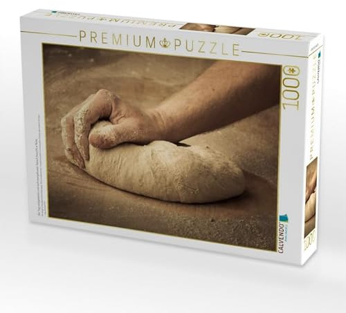 CALVENDO Puzzle Der Teig Wird geknetet und noch mal geknetet. Danach braucht er Ruhe. | 1000 Teile Lege-Größe 64 x 48 cm Foto-Puzzle für glückliche Stunden