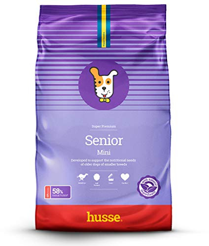 Husse Senior Mini Dry Dog Food Chicken, Grain & Vegetable Recipe, Nutrient-Rich, Balanced Nutrition, Joint & Heart Support for Dogs, Complete Natural Ingredients 7kg