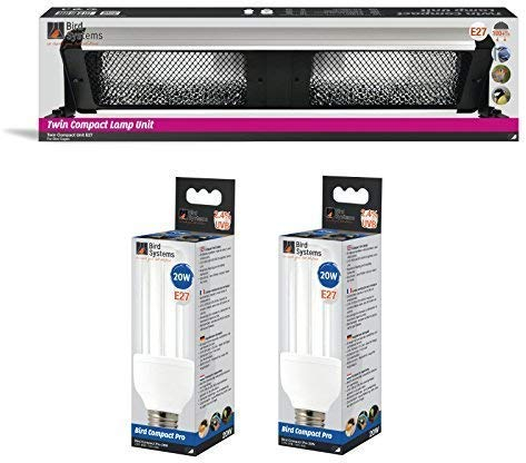 Bird Systems - Kompaktleuchte für Vögel 60cm + 2X Bird Lamp Pro