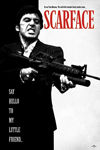 Pyramid Scarface Poster Al Pacino Say Hello to My Little Friend (61cm x 91,5cm)