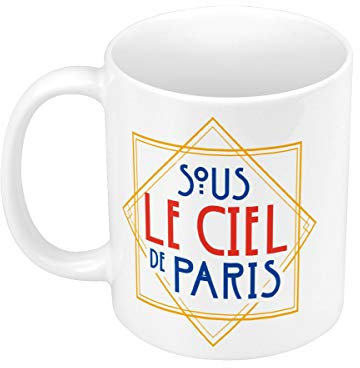 Mug Céramique Sous le ciel de Paris France Luxe Vintage
