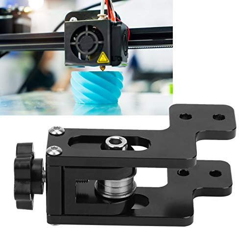 Tensor del eje Y, sección 2020 Aleación de aluminio Eje Y Módulo de estiramiento de correa síncrono Estiramiento de correa Tensor de estiramiento para Ender 3 / V2 Negro Plata