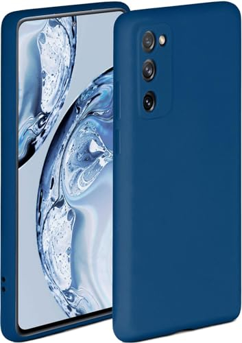ONEFLOW Soft Case für Samsung Galaxy S20 FE/FE 5G Hülle aus Silikon mit Kameraschutz, Silikonhülle mit erhöhtem Schutz fürs Display, Backcover Schutzhülle, weiche Handyhülle, Blau