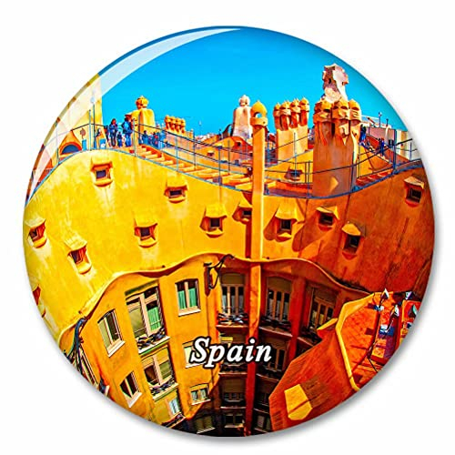 Spanien Gaudi Gracia Barcelona Kühlschrank Magnete Dekorative Magnet Flaschenöffner Tourist City Travel Souvenir Collection Geschenk Starker Kühlschrank Aufkleber
