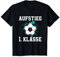 Kinder Aufstieg in die 1. Klasse Fußball Schulkind Schulanfang T-Shirt