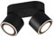 Trio Leuchten LED Deckeneinbau u. Aufbauleuchte Taurus 652910232, Metall Schwarz matt, inkl. 2x 3.5 Watt + 2x 1.5 Watt LED