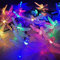 AOTOVOBOBO Dragonfly Solar Lichterketten Outdoor 23 Ft 50 LED Wasserdichte Lichterkette mit 8 Beleuchtungsmodi für Garten Hof Rasen Terrasse Gras Hochzeit Weihnachtsdekoration Mehrfarbig