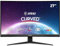 MSI G27C4X Monitor Gaming 27 (VA), 1920x1080 (FHD), 250Hz, 1ms, 1500R - Adaptive Sync, Tecnologia anti-sfarfallio, Riduzione Luce blu, SRGB 113% - 1x DP(1.2a), HDMI (2.0)