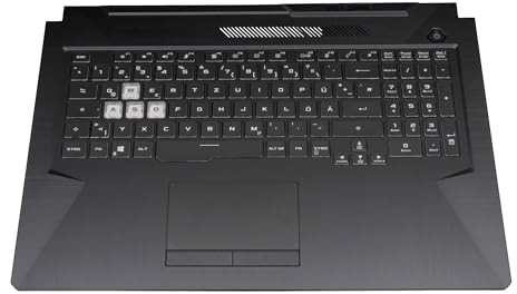 ASUS TUF Gaming F17 FX706HC original Tastatur inkl. Topcase DE (deutsch) schwarz/transparent/schwarz mit Backlight