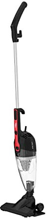 Eureka Forbes NXT - Aspiradora vertical de mano 2 en 1 (rojo y negro) Filtro HEPA de 4 litros, 4 piezas