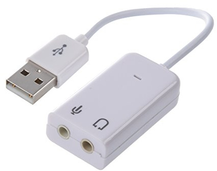 Oikabio Prise casque micro 3,5 mm USB 2.0 carte son haut-parleur adaptateur audio
