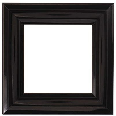 ElekTek Decorative Switch Surround Frame Cover Finger Plate Milano Black Gloss