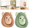 Lot de 2 butoirs de porte en plastique pour chambre d'enfant - Fermeture Porte, Bloc Porte Interieur - Sans perçage - Autocollant mural