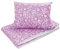 Bellochi Kinderbettwäsche 100x135, Kinderbettdecke 100x135 Set mit Kissen, Kinderdecke 100x135 weich und atmungsaktiv - aus 100% Baumwolle - Purple