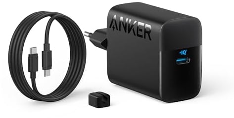 Anker Chargeur USB C Rapide 45 W,Chargeur iPhone Samsung Charge Rapide avec câble USB C,Compatible PPS,pour Samsung Galaxy S24 Ultra/S24/S23+/S23/S22/Note20,iPhone 16/16 Pro,Pixel,et Bien Plus Encore