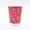 Merry Christmas 12oz Paper Cups - Disposable Christmas Takeaway Coffee Cups (Red, 100)