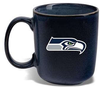 The Memory Company Officially Licensed NFL 15oz Artisan Faded Rim Ceramic Mug - Premium Fan Drinkware with Team Logo, Ideal Coffee Cup for Home, Office & Game Day