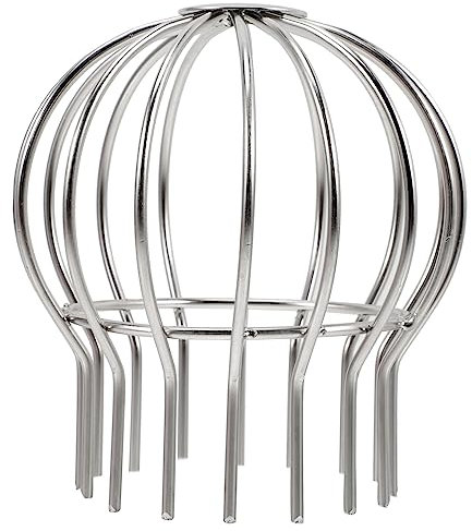 Yardenfun Edelstahl Bodenablauf Sieb Mit Großlochdesign Ablaufschutz Gully Laubfänger Leicht Zu Installieren Und Vielseitig Einsetzbar Für Dach Balkon Verhindert Durch Laub Und Schmutz