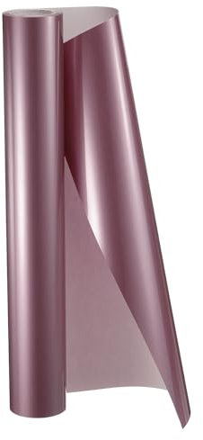 QUARKZMAN Plotterfolie Textil 30cm x 1,5m Flexfolie Plotter Iron on Folie PU Bügelfolie Plotterfolie Textilien Transferfolie Textilfolie für Kleidung DIY Auto, Roségold