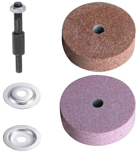 SEPWGUMD Hochwertiger Schleifstein für Bohrmaschine – Vielseitig einsetzbarer Schleifstein, ideal für diverse Materialien