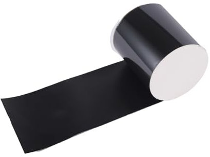 Whakano Panzertape Panzerband Extra Stark Wasserdichtes Klebeband zum Reparieren,Befestigen,Bündeln,Verstärken oder Abdichten,Duct Tape,Reparaturband für innen & außen,Schwarz,30cmx1,5m